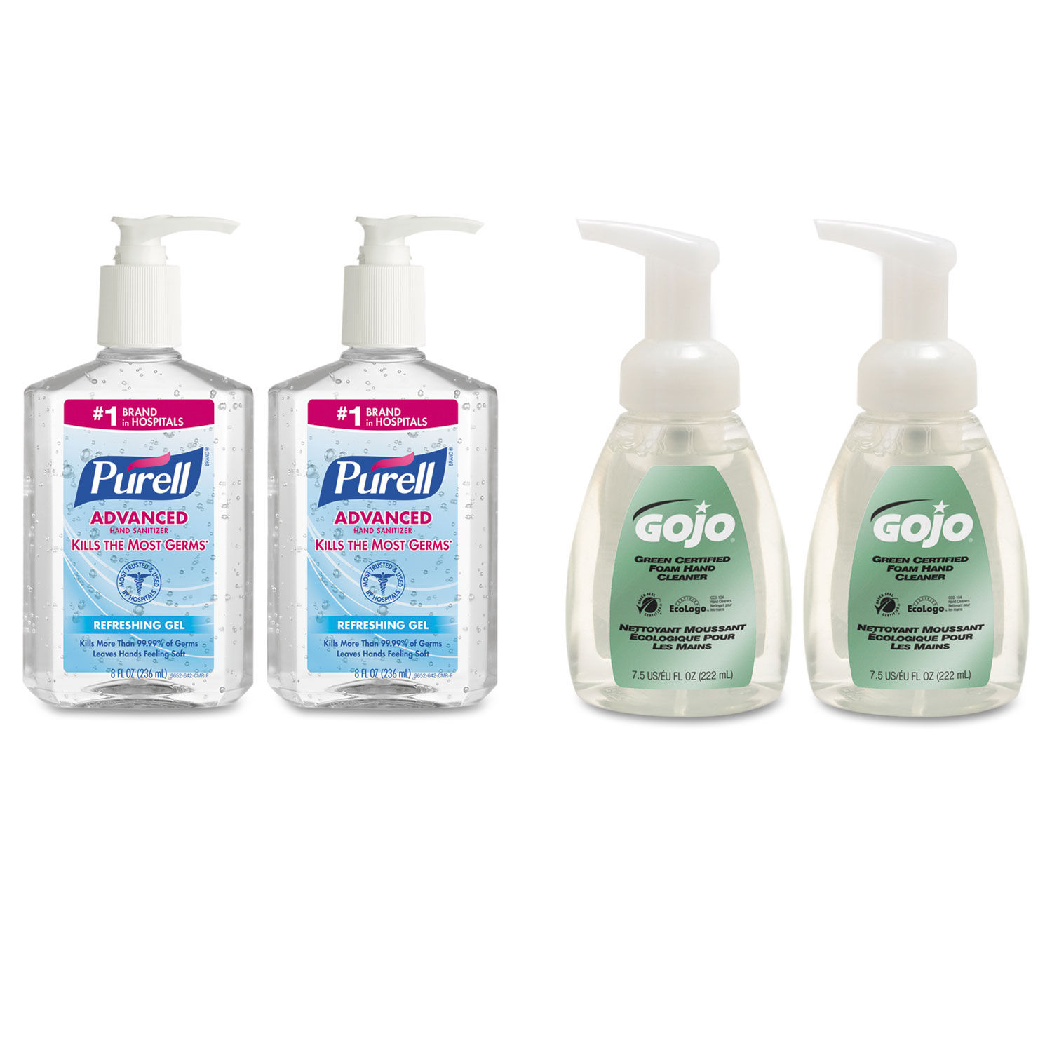 Advanced Hand Sanitizer Hand Soap Kit By Purell Goj9652ssec Ontimesupplies Com