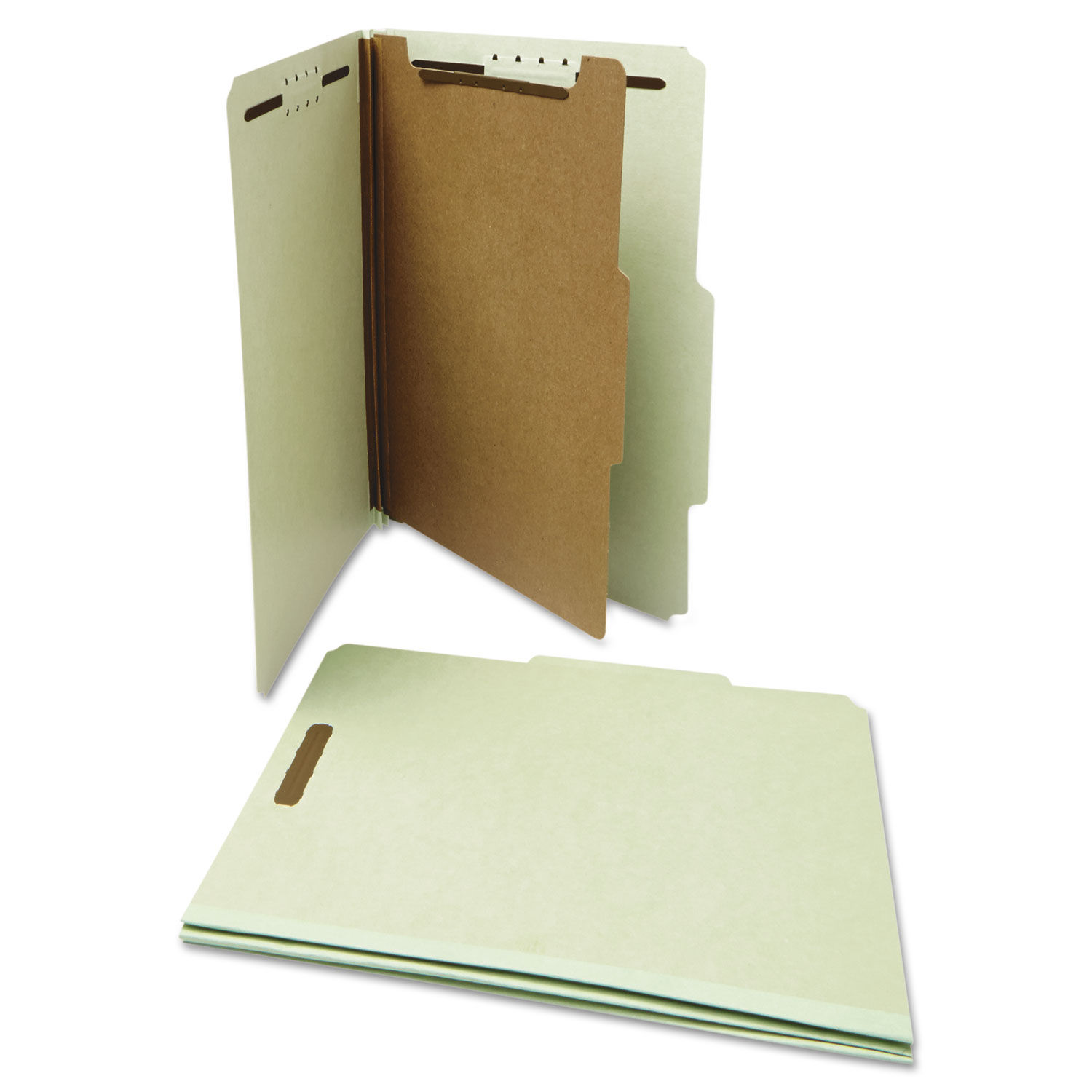 Four-Section Pressboard Classification Folders by Universal® UNV10253 ...