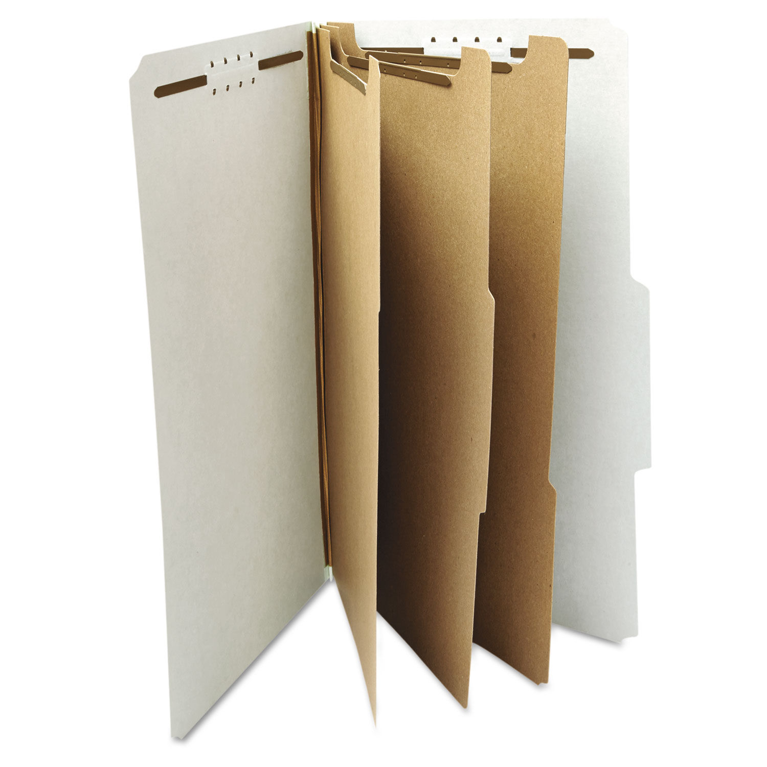 Eight-Section Pressboard Classification Folders by Universal® UNV10297 ...