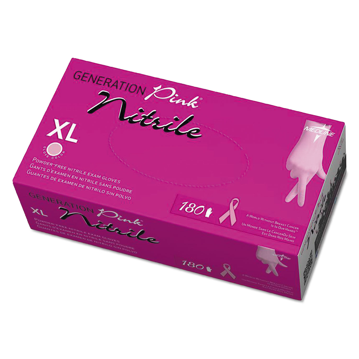 generation pink nitrile gloves