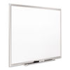 QRT2548 - Classic Series Porcelain Magnetic Dry Erase Board, 96 x 48, White Surface, Silver Aluminum Frame