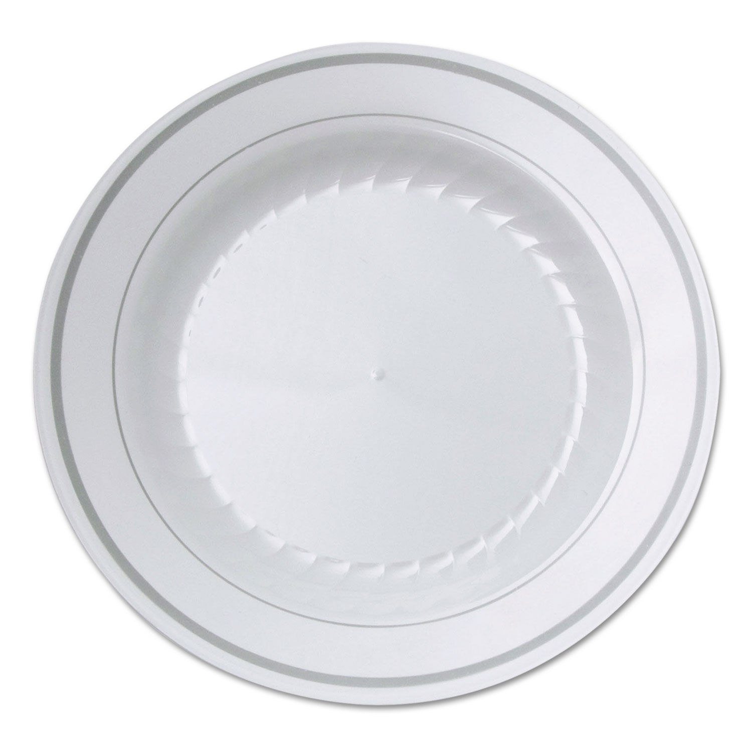 Masterpiece Plastic Plates by WNA WNARSM61210WSPK | OnTimeSupplies.com