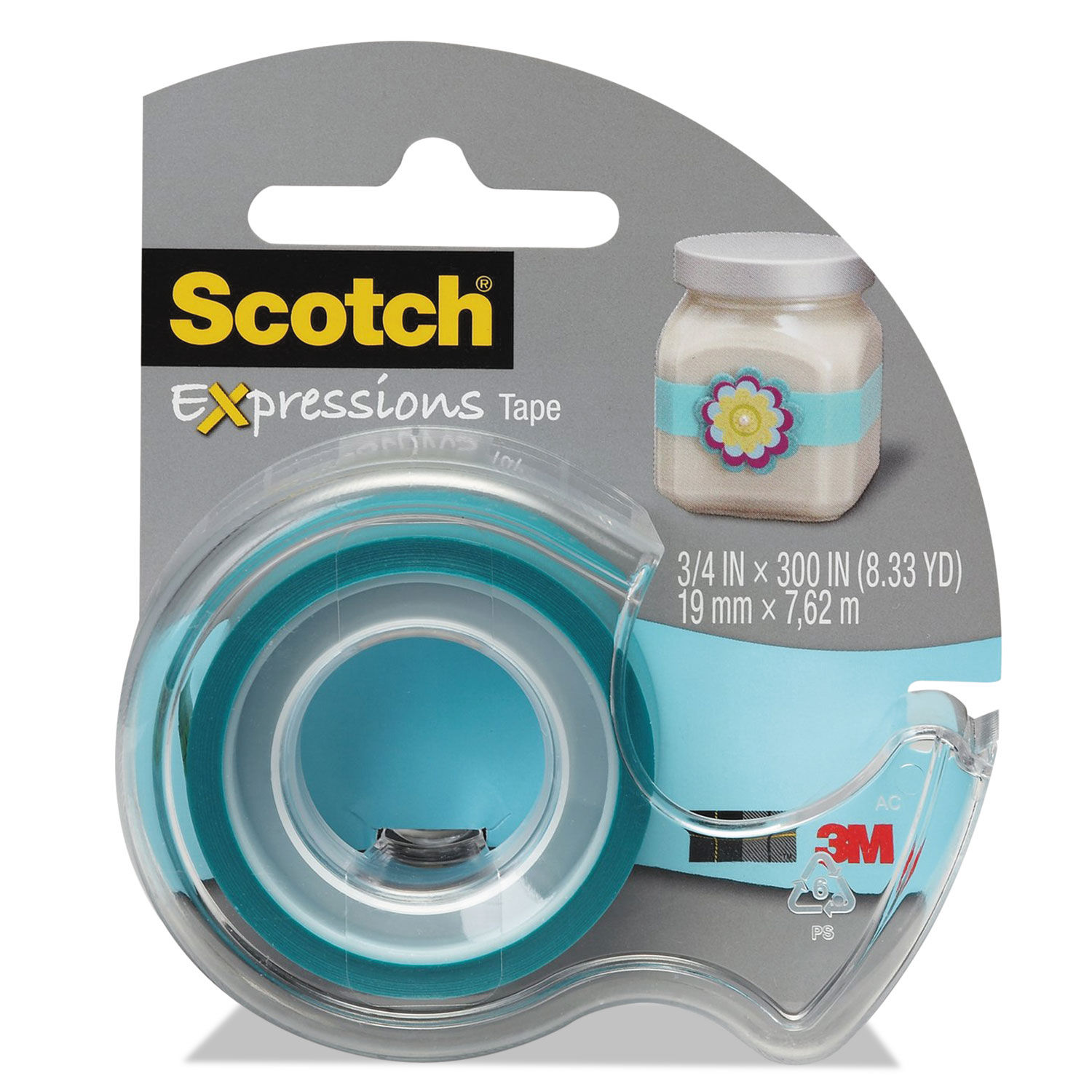 EXPRESSIONS MAGIC TAPE WITH DISPENSER by Scotch® MMMC214BLUD