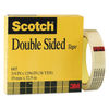 MMM665341296 - Double-Sided Tape, 3" Core, 0.75" x 36 yds, Clear