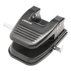 Skilcraft Heavy-Duty 3-Hole Paper Punch, 28 Sheet Capacity/20 lb. Paper,  Black