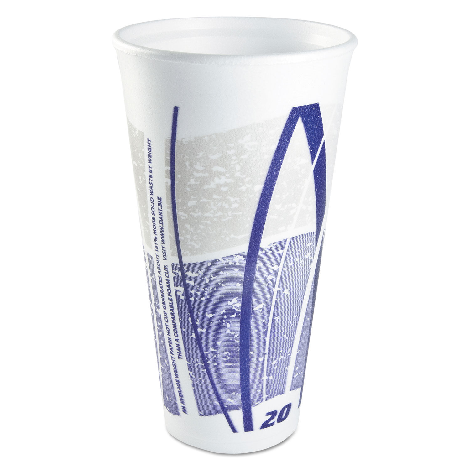 Dart Foam Drink Cups, 20 oz, 500/Carton