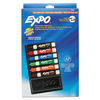 SAN80556 - Low-Odor Dry Erase Marker and Organizer Kit, Broad Chisel Tip, Assorted Colors, 6/Set