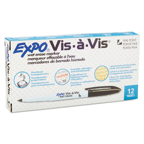 Expo Vis-A-Vis Wet-Erase Markers