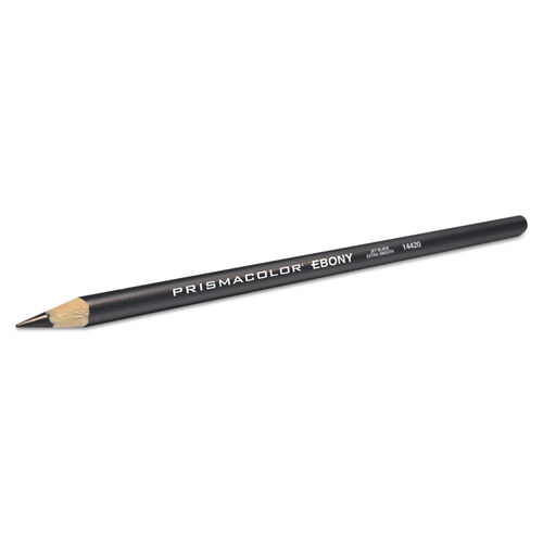 Matte Black Pencils with Black Eraser, Soft Graphite