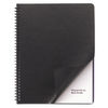 GBC2001712 - Leather-Look Presentation Covers for Binding Systems, Black, 11.25 x 8.75, Unpunched, 50 Sets/Pack