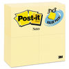 MMM65424VAD - Original Pads in Canary Yellow, Value Pack, 3" x 3", 100 Sheets/Pad, 24 Pads/Pack