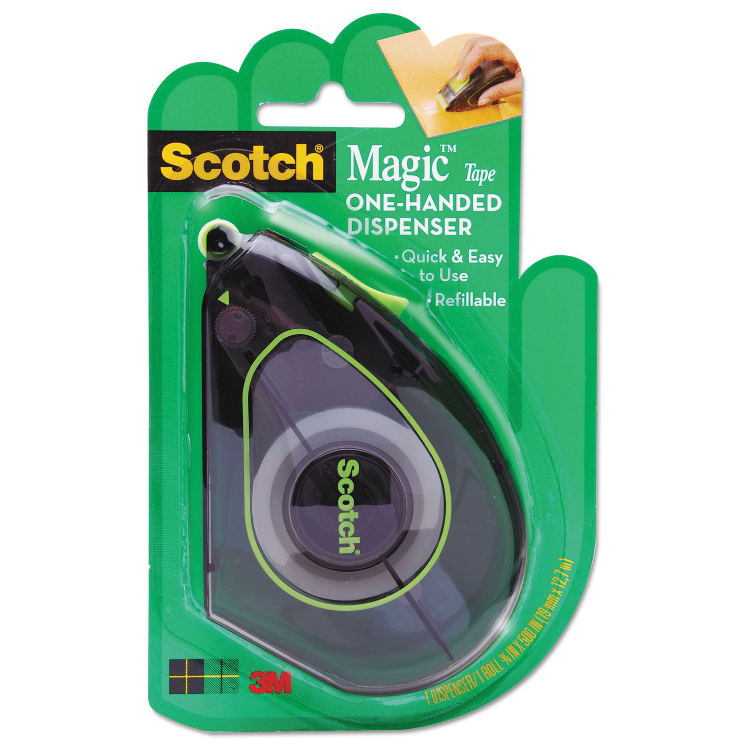 Scotch 3/4 x 500-Inch Magic Transparent Tape Refill Roll