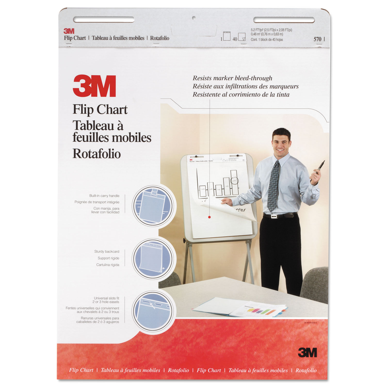 Staples 3m Flip Chart Paper