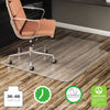 DEFCM21112 - EconoMat All Day Use Chair Mat for Hard Floors, Flat Packed, 36 x 48, Lipped, Clear