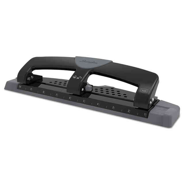 12-Sheet SmartTouch Three-Hole Punch, 9/32 12-Sheet SmartTouch Three-Hole Punch, 9/32