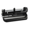 SWI74350 - 32-Sheet Lever Handle Heavy-Duty Two- to Seven-Hole Punch, 9/32" Holes, Black