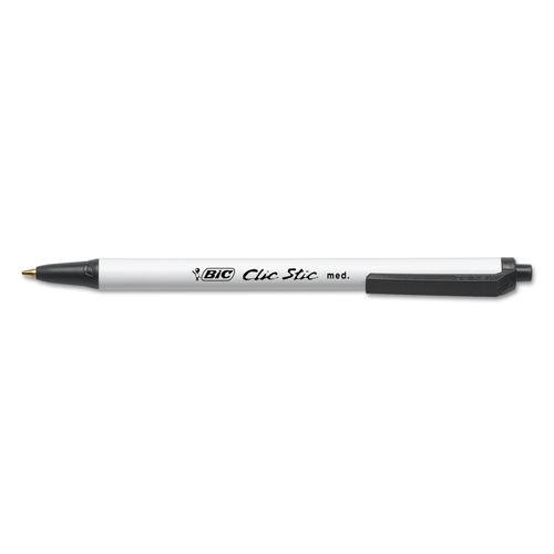 Bic Corp Ballpoint Pen Accountant Fine Pt Black Ink Silver Clip