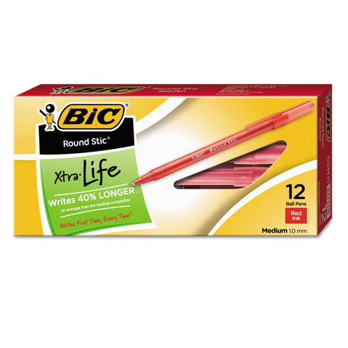 BIC Color Cue Ball Pens, Medium Point, Assorted Colors, 60-Count