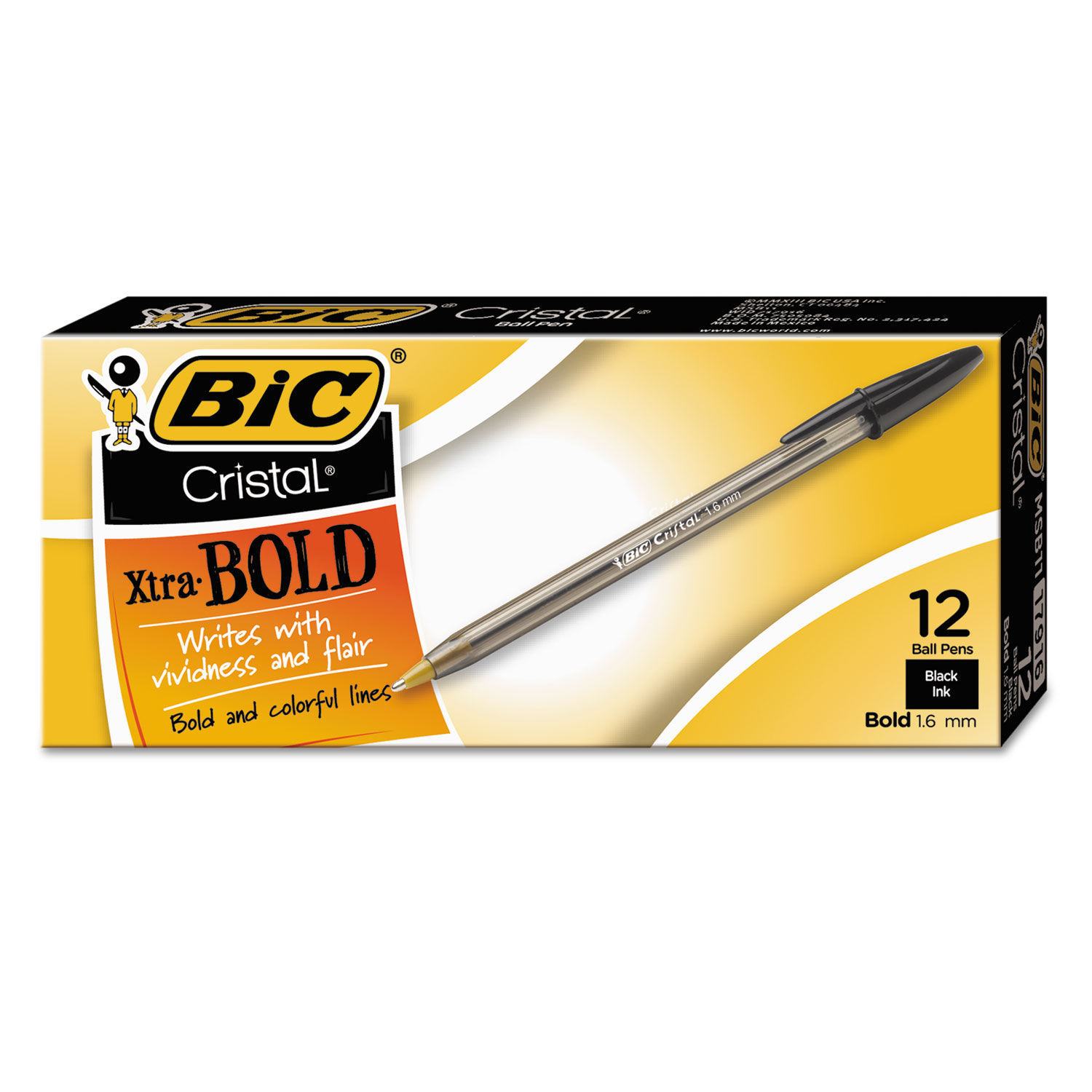 Cristal Xtra Bold Ballpoint Pen by BIC® BICMSBP241BLU