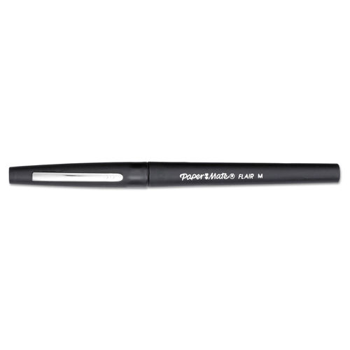 Paper Mate Flair Porous Felt Tip Pen Medium Point Black Black