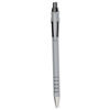 PAP9580131 - FlexGrip Ultra Recycled Ballpoint Pen, Retractable, Fine 0.8 mm, Black Ink, Gray/Black Barrel, Dozen