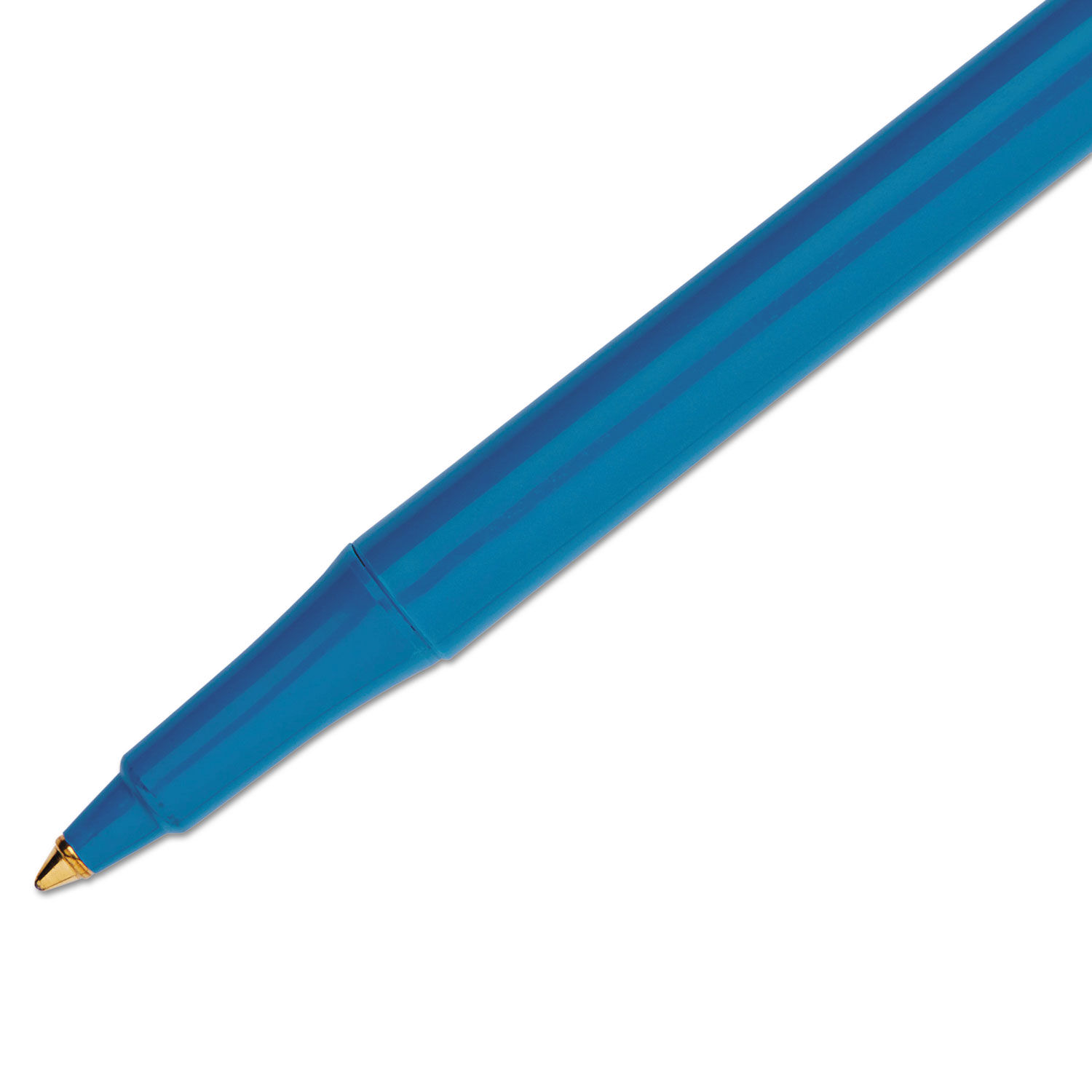 Paper Mate Write Bros. Ballpoint Pen, Fine 0.8 mm, Black Ink/Barrel, Dozen