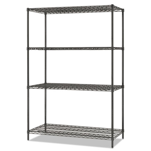 Alera 4-Tier 48 x 24 x 72 NSF Wire Rack