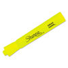 SAN25025B - Tank Style Highlighters, Fluorescent Yellow Ink, Chisel Tip, Yellow Barrel, Dozen