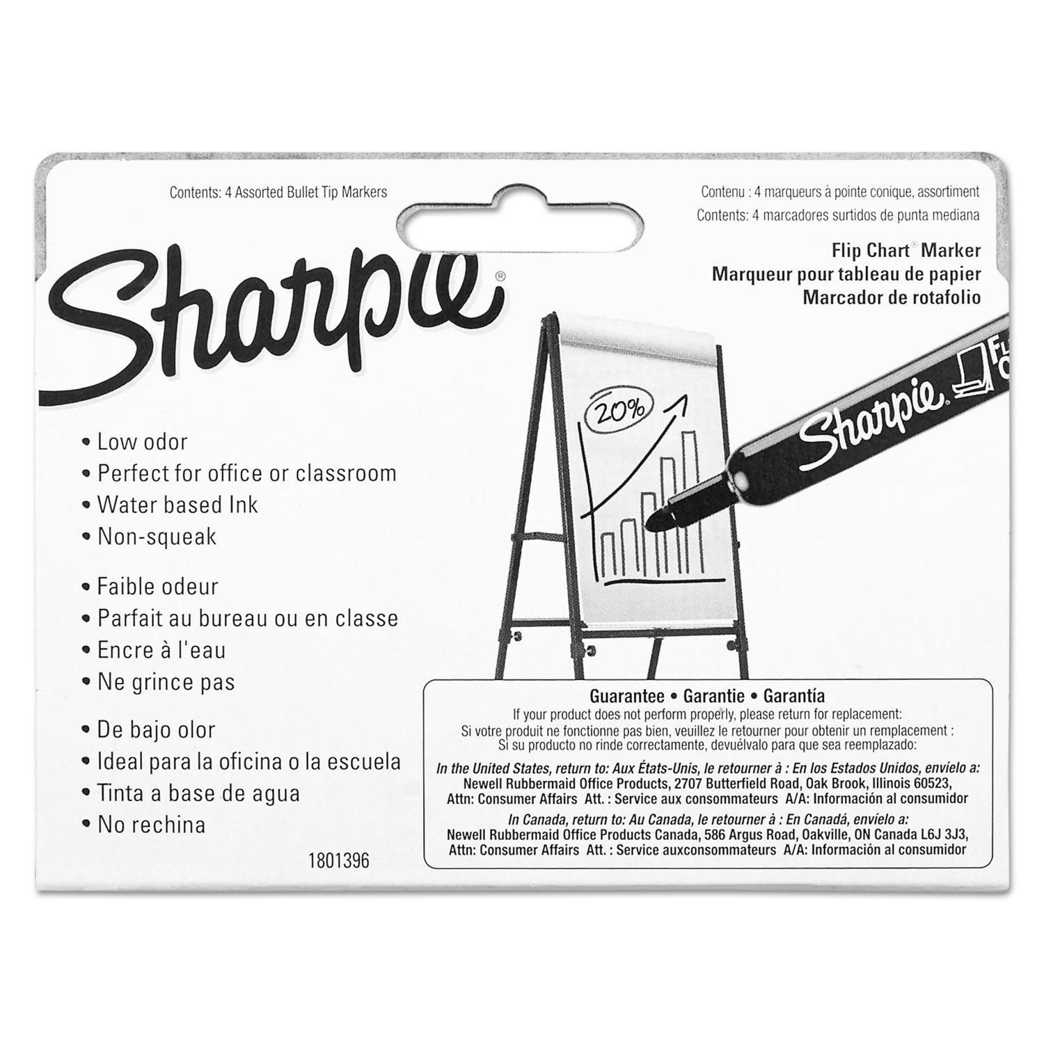 Sharpie Flip Chart Markers Black Pack Of 8 - Office Depot