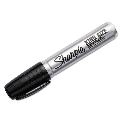 Avery Marks-A-Lot Permanent Marker, Jumbo Desk-Style Size, Chisel Tip, 1  Black Marker (24148)