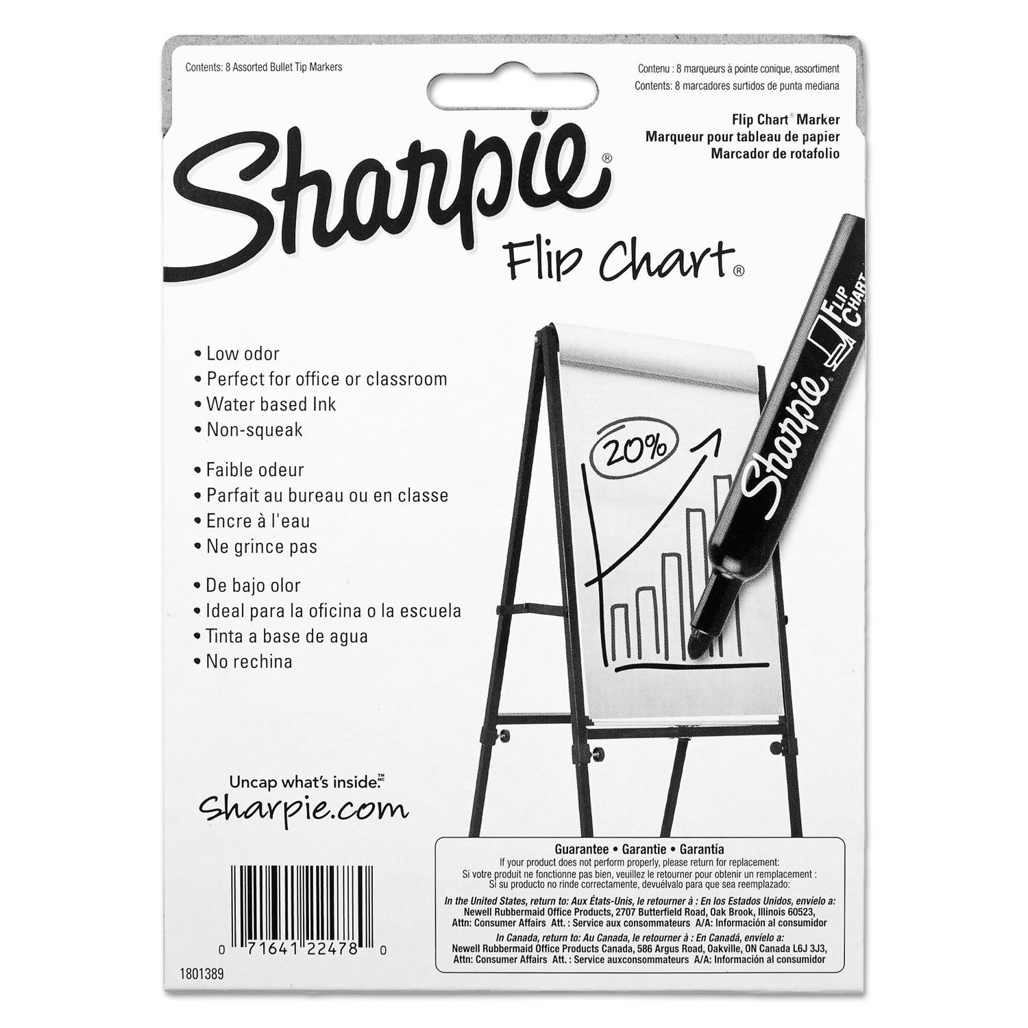 Sharpie Flip Chart Markers Black