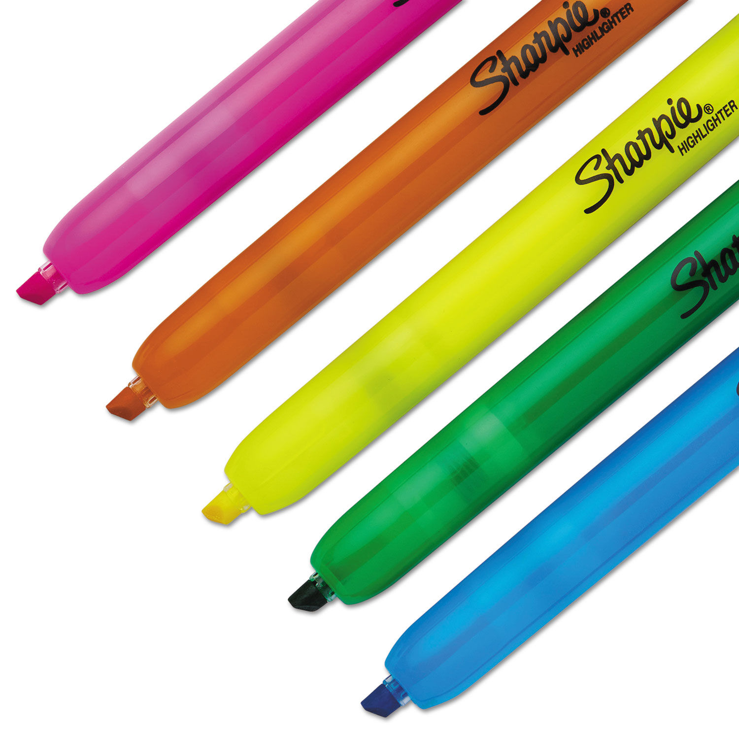 Sharpie Accent Highlighters Assorted Colors Pack Of 12 - Office Depot