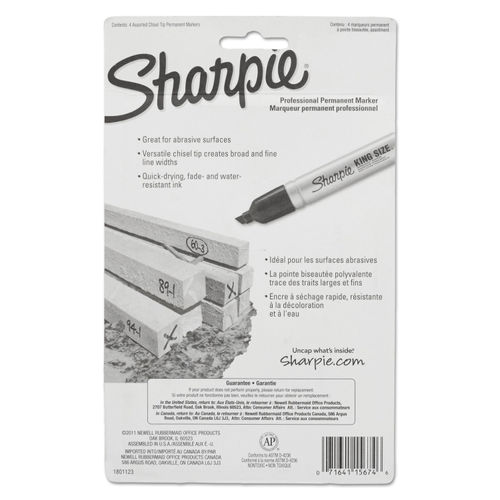 Sharpie Pro King Size Red Chisel Tip Marker