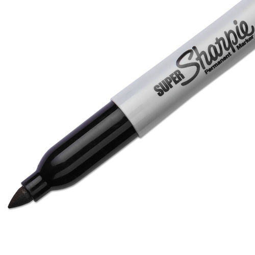 Sharpie Super Fine Point Permanent Markers, Black - 6 count