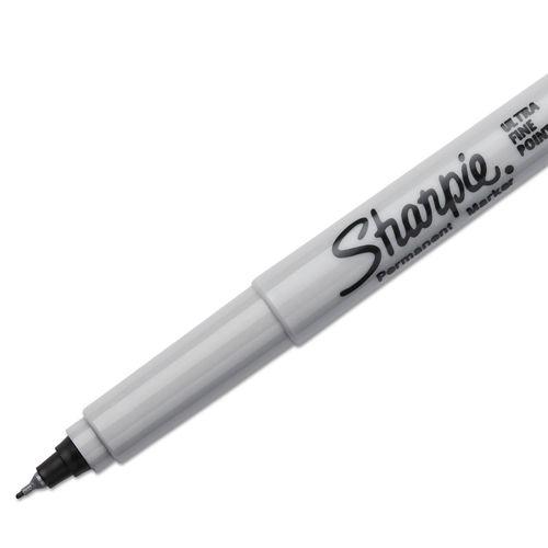 Sharpie Felt Tip Pens, Medium Point, Black, 2 Count 