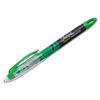 SAN1754468 - Liquid Pen Style Highlighters, Fluorescent Green Ink, Chisel Tip, Green/Black/Clear Barrel, Dozen