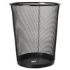 ROL22351 - Mesh Round Wastebasket, 4.5 gal, Mesh, Black