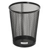 ROL62557 - Nestable Jumbo Wire Mesh Pencil Cup, 4.38" Diameter x 5.4"h, Black