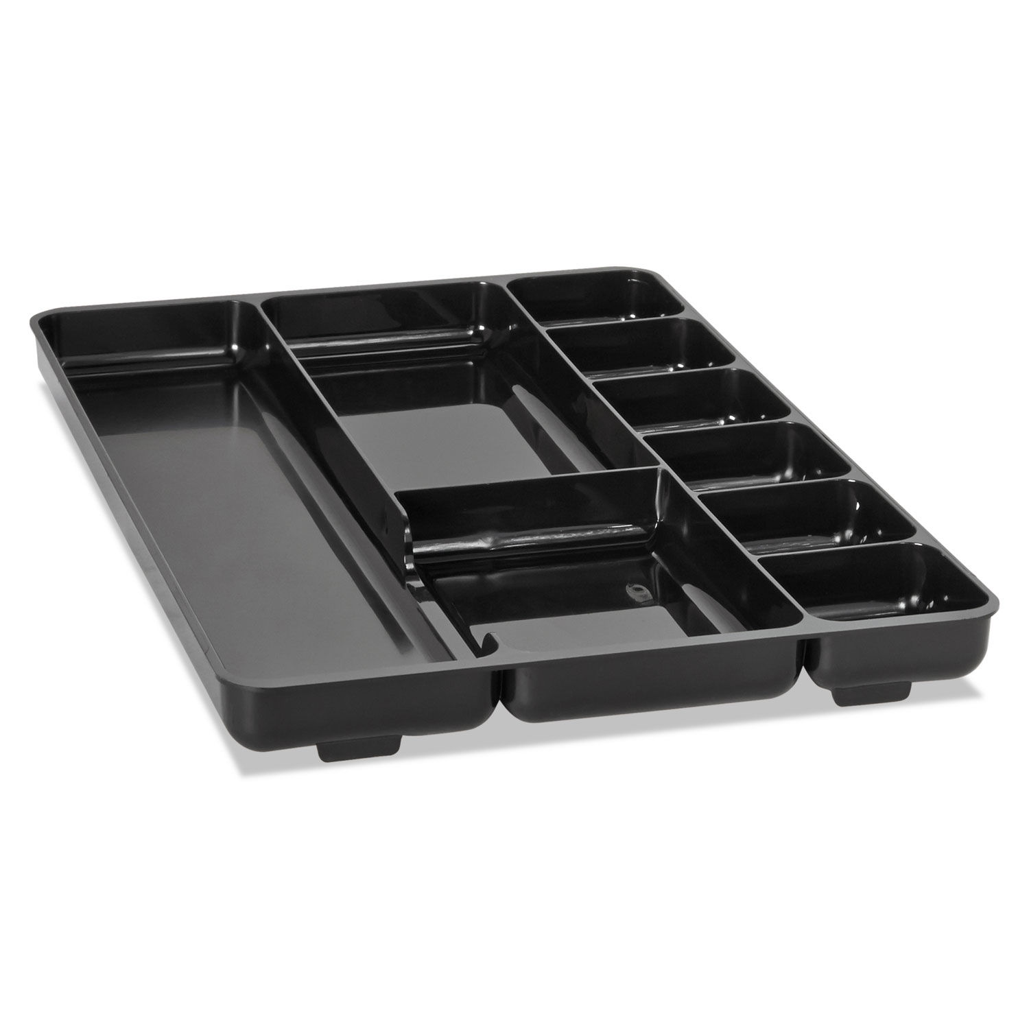 Rubbermaid Black Plastic Regeneration Letter Tray