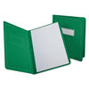 OXF52503 - Title Panel and Border Front Report Cover, Three-Prong Fastener, 0.5" Capacity, 8.5 x 11, Light Green/Light Green, 25/Box