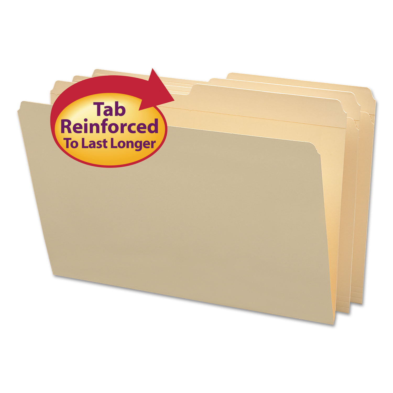 Reinforced Tab Manila File Folders by Smead® SMD15326