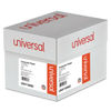 UNV15862 - Printout Paper, 1-Part, 20 lb Bond Weight, 14.88 x 11, White/Blue Bar, 2,400/Carton