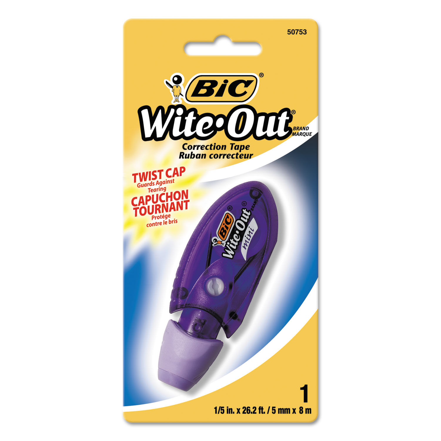 Wite-Out Brand Mini Correction Tape by BIC® BICWOTMP61WHI