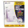 CLI61013 - Super Heavyweight Vinyl Sheet Protectors, Clear, 2 Sheets, 11 x 8.5, 50/Box