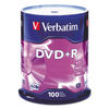 VER95098 - DVD+R Recordable Disc, 4.7 GB, 16x, Spindle, Silver, 100/Pack