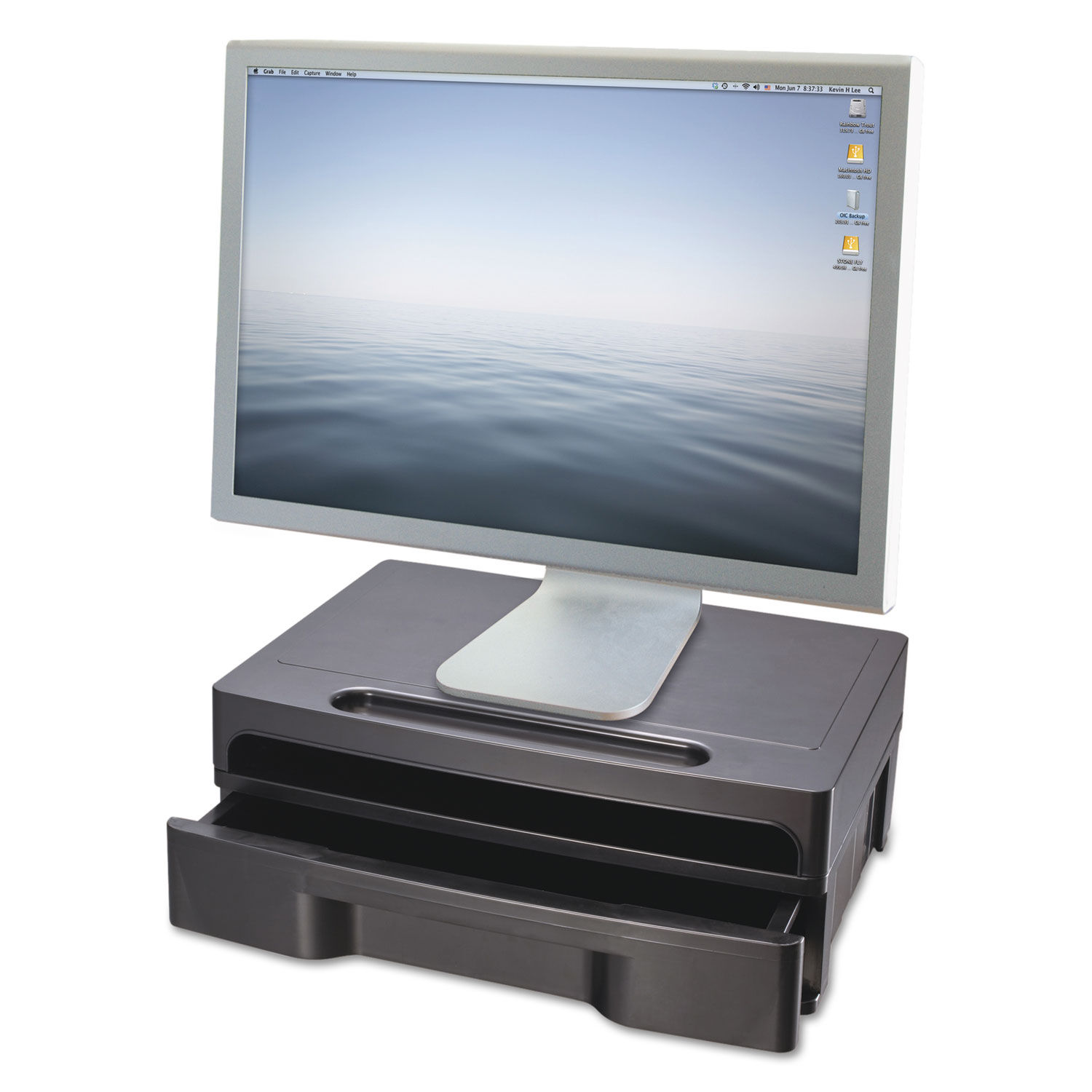 Monitor Stand with Drawer, 13.13 Monitor Stand with Drawer, 13.13