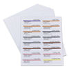 SMD64915 - Viewables Hanging Folder Tabs and Labels, Label Pack Refill, 1/3-Cut, Assorted Colors, 3.5" Wide, 160/Pack