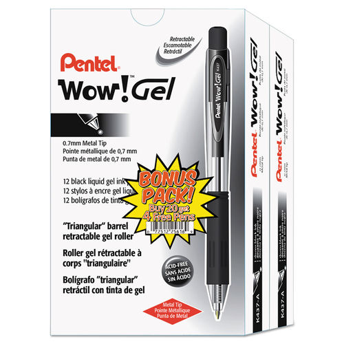 Pentel Sign Pen, Black 2 Pack