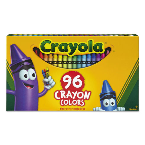 a visual comparison of the Crayola 24 pack against my proposed pack. #, crayola