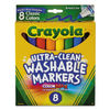 CYO587808 - Ultra-Clean Washable Markers, Broad Bullet Tip, Assorted Colors, 8/Pack